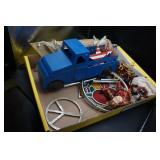 BL of Metal Truck & Wind Chimes