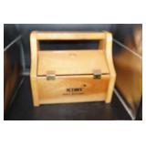 Wooden Shoe Shine Kit in a Box by Kiwi