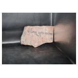 Quartz Rock w/ I Love You Mom