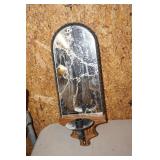 Wood & Mirror Candle Holder