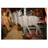 Metal Moose Wall Decor
