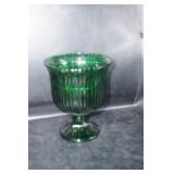 Dark Green Footed Planter/Vase