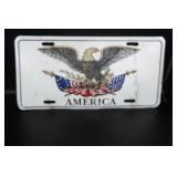 American Metal License Plate