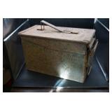 Vtg Metal Ammo Case