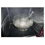 Punch Bowl w/cups & ladle