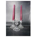 Collection of Glass Candle Holders 3