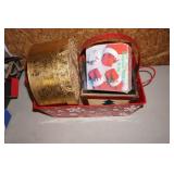 Metal Container w/Christmas Decor