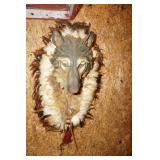 Native American Wall Art w/wolf