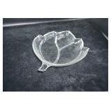 Leaf Glass Small Serving Dish