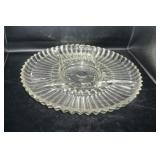Divided Glass Round Divided Dish