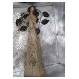 Tall Wooden Angel Willow Tree Style