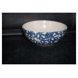 Sponged Blue Bowl