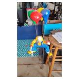 Vtg Paper Mache Clowns