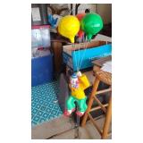 Vtg Paper Mache Clowns