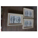 Collection of 3 Picture Frames God is ....