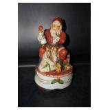 Santa Clause Music Box w/toys