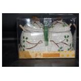 NIP Honey Bee Double Canister Gift Set