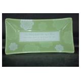 Rectangle Dish Bible Verse #6:25