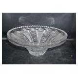 Vtg Depression Glass Gator Bite Bowl