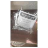 Collection of 4 Silver Display Easels