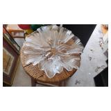 Glass Bowl w/flowers