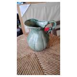 Green Pottery Pitcher