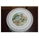 Currie & Ives Decorative Plate Summer