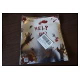 Help Us Halloween Door Cover