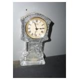 Lead Crystal Desk Clock