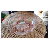 Small Trinket Bowl w/pink flowers