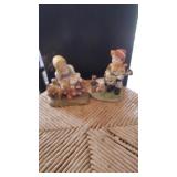 2 Hummel Like Figurines