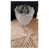 Lead Crystal Vase w/angels