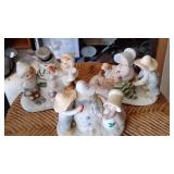 Set of 3 Winter Scene Circle of Friends Figurines