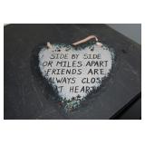 Slate Wall Decor Heart