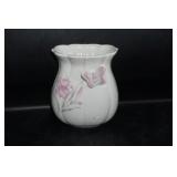 Bud Vase w/pink flowers & butterfly