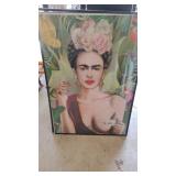 Framed Poster of Lady