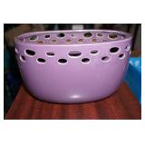 Purple Oval Bowl