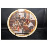 Norman Rockwell The War Hero Plate