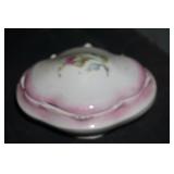 White & Pink Trinket Dish