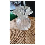 Small Ruffled Bud Vase