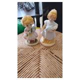 2 Little Girl Figurines
