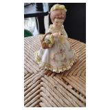 Vtg Lady Figurine by Lefton China