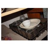 Box lot of Misc Kitchen and Household Items