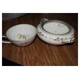 Vtg Cup and Sugar Dish