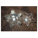 Two Heart Shaped Candle Holders