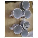 Collection of 6 China Cups