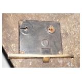Antique Cast Iron Mortise Door Lock