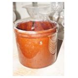 Small Brown Pottery Croc