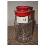 VTG Anchor Hocking Bicentennial Glass Jar
