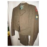 WWII Military Dress Greens w/ emblems